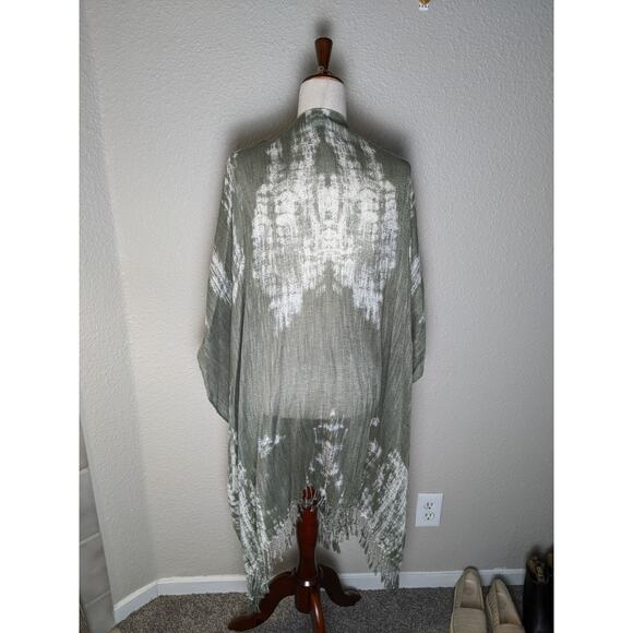 #31 Women's Torrid Ruana Kimono Tie-Dye One Size - Picture 2 of 4
